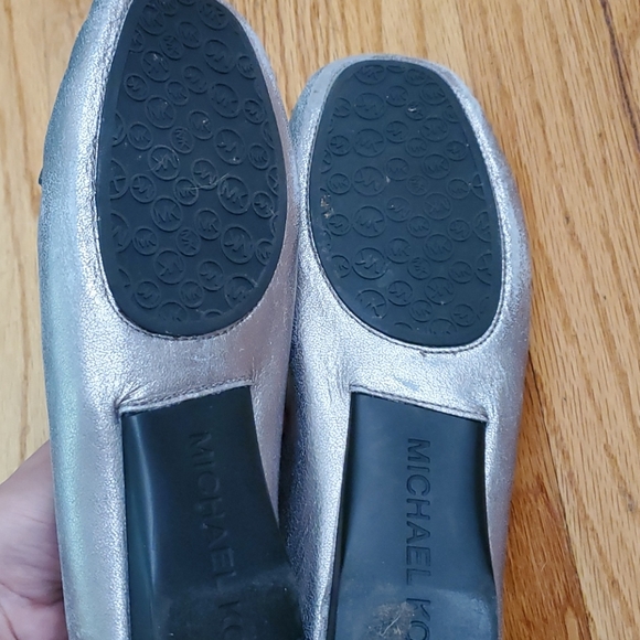 Silver Michael Kors Flats - Picture 4 of 5